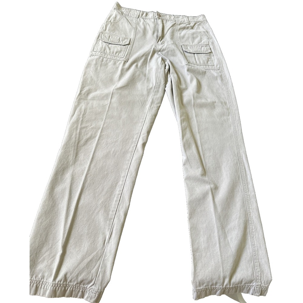Cabela's 7 Pocket Hiker Men's Cargo pants 36x36  Tan Outdoor Pocket  100% Cotton